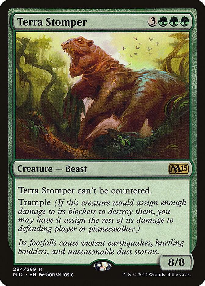 Terra Stomper 284 card from Magic 2015 (M15)