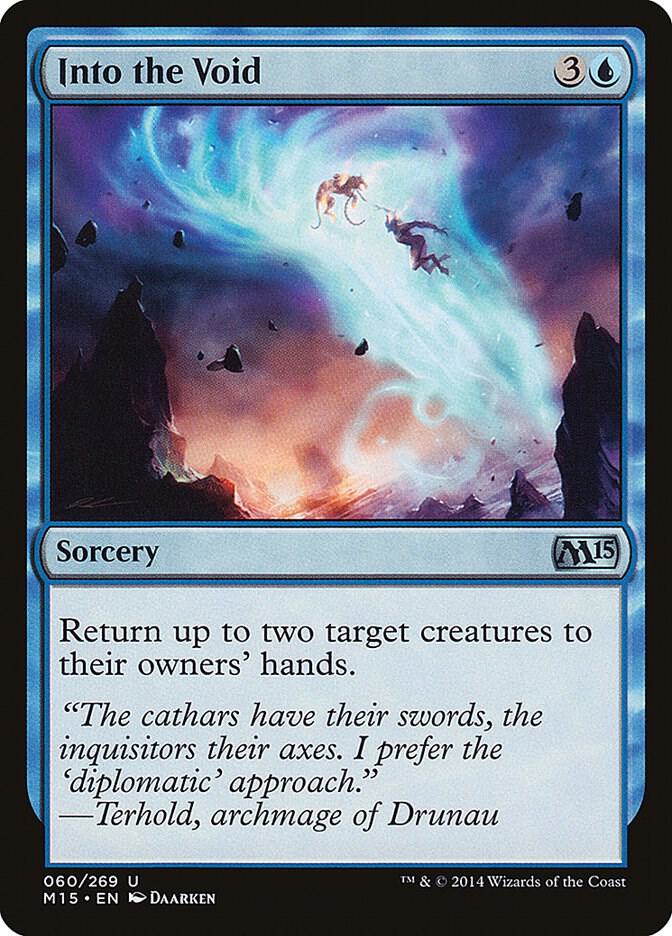 Into the Void 60 card from Magic 2015 (M15)