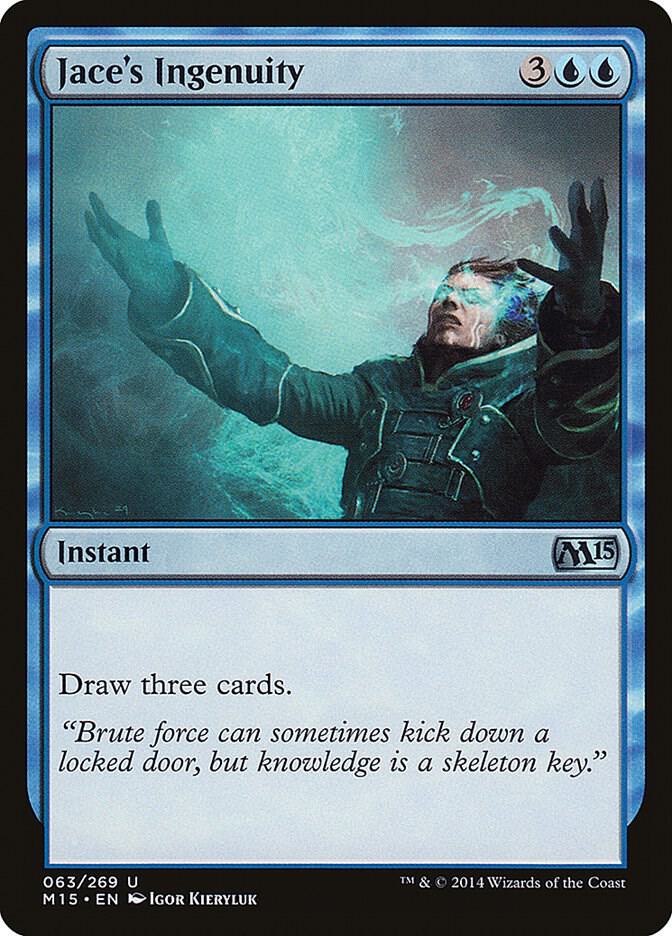 Jace's Ingenuity 63 card from Magic 2015 (M15)