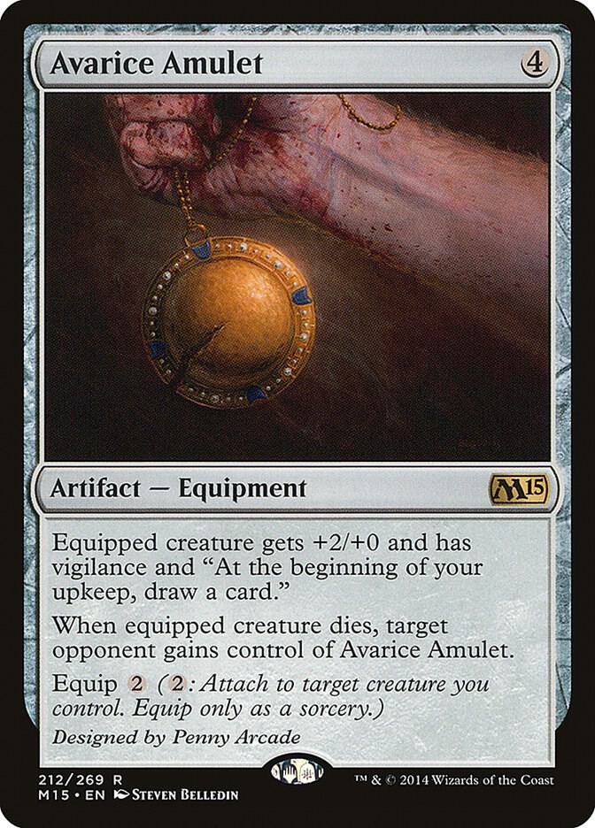 Avarice Amulet 212 card from Magic 2015 (M15)