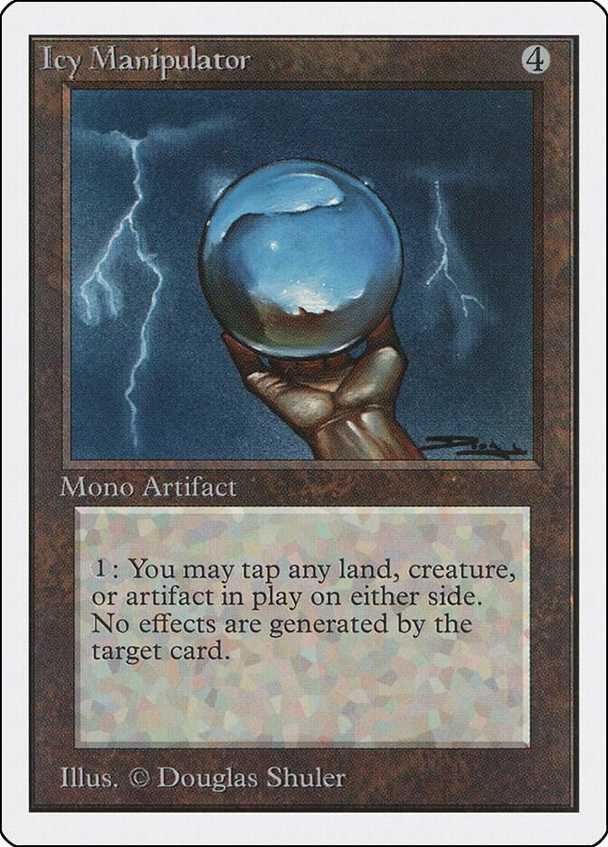 Icy Manipulator card from Unlimited Edition
