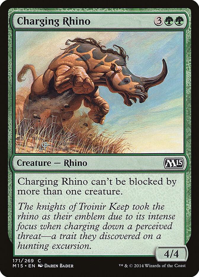 Charging Rhino 171 card from Magic 2015 (M15)
