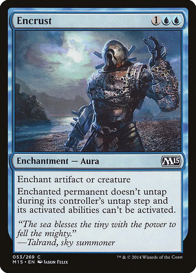 Encrust 53 card from Magic 2015 (M15)