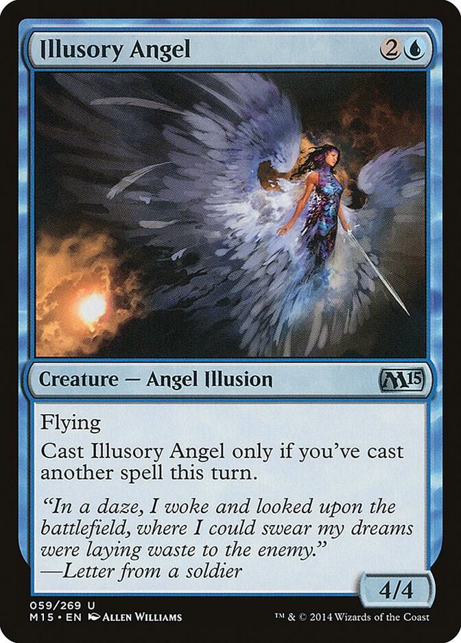 Illusory Angel 59 card from Magic 2015 (M15)