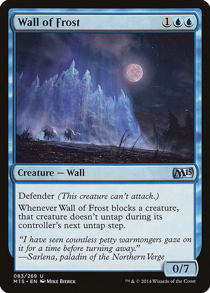 Wall of Frost 83 card from Magic 2015 (M15)