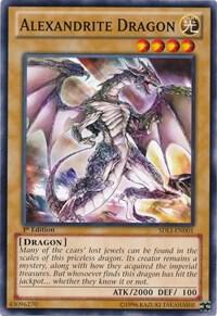 Alexandrite Dragon SDLI-EN001 card from Structure Deck: Realm of Light