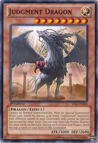 Judgment Dragon SDLI-EN004 card from Structure Deck: Realm of Light