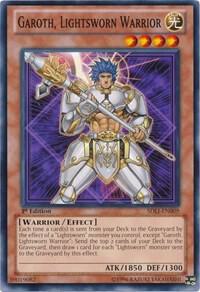 Garoth, Lightsworn Warrior SDLI-EN009 card from Structure Deck: Realm of Light