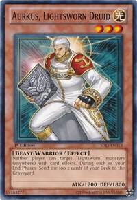 Aurkus, Lightsworn Druid SDLI-EN013 card from Structure Deck: Realm of Light