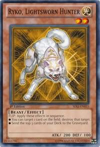 Ryko, Lightsworn Hunter SDLI-EN015 card from Structure Deck: Realm of Light