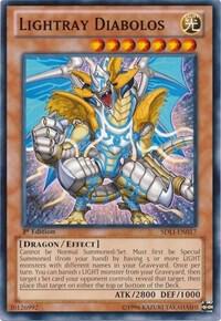 Lightray Diabolos SDLI-EN017 card from Structure Deck: Realm of Light