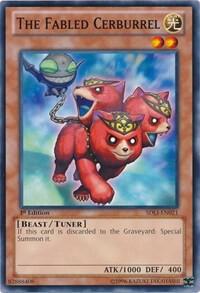 The Fabled Cerburrel SDLI-EN021 card from Structure Deck: Realm of Light