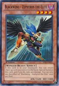 Blackwing - Zephyros the Elite SDLI-EN022 card from Structure Deck: Realm of Light