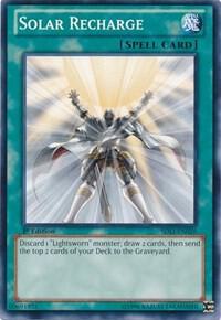 Solar Recharge SDLI-EN026 card from Structure Deck: Realm of Light