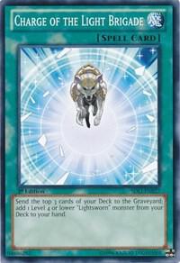 Charge of the Light Brigade SDLI-EN027 card from Structure Deck: Realm of Light