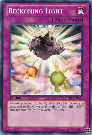 Beckoning Light SDLI-EN033 card from Structure Deck: Realm of Light