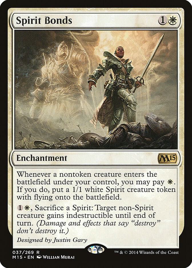 Spirit Bonds 37 card from Magic 2015 (M15)