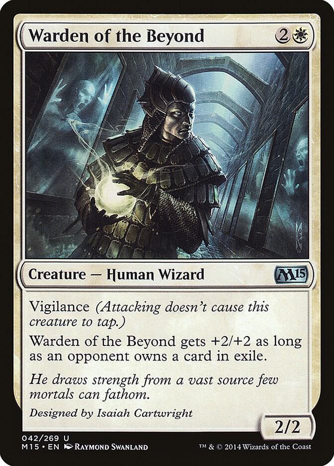 Warden of the Beyond 42 card from Magic 2015 (M15)