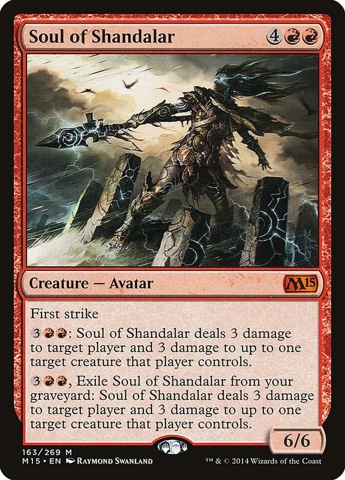 Soul of Shandalar 163 card from Magic 2015 (M15)