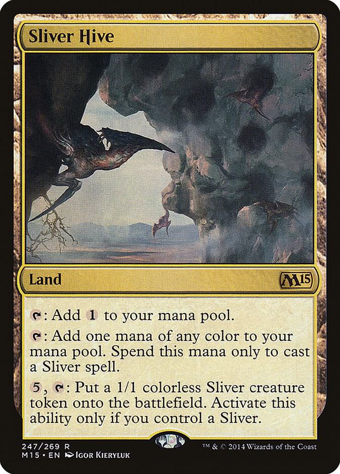Sliver Hive 247 card from Magic 2015 (M15)