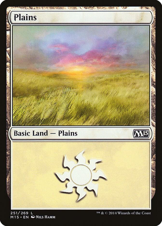 Plains 251 card from Magic 2015 (M15)