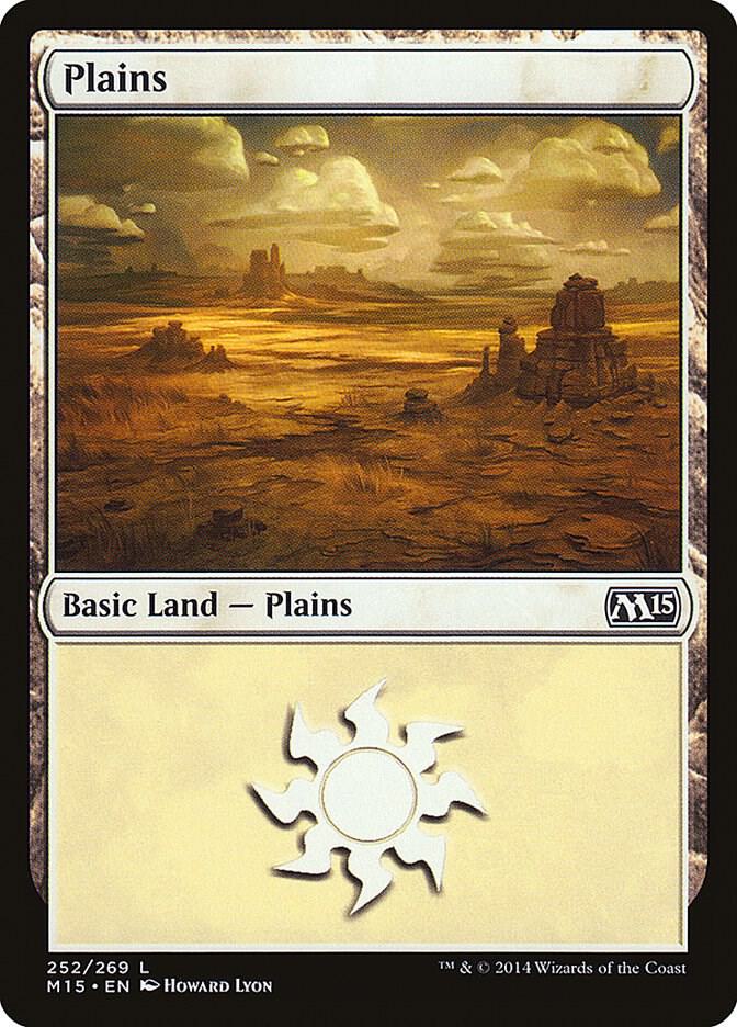 Plains 252 card from Magic 2015 (M15)