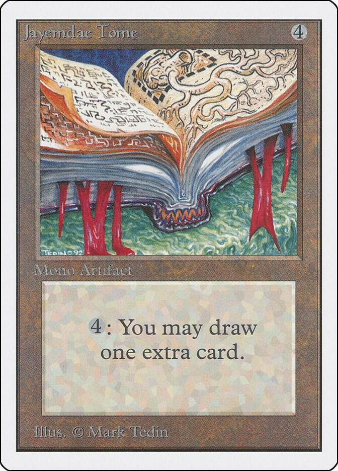 Jayemdae Tome card from Unlimited Edition