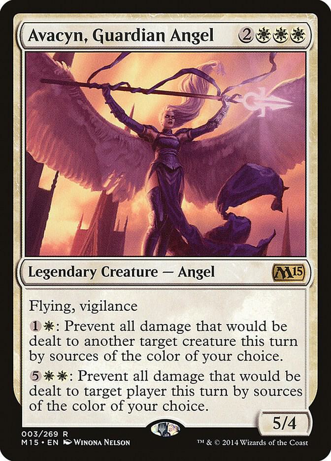 Avacyn, Guardian Angel 3 card from Magic 2015 (M15)