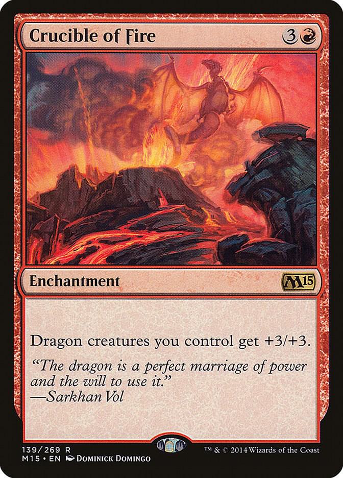 Crucible of Fire 139 card from Magic 2015 (M15)
