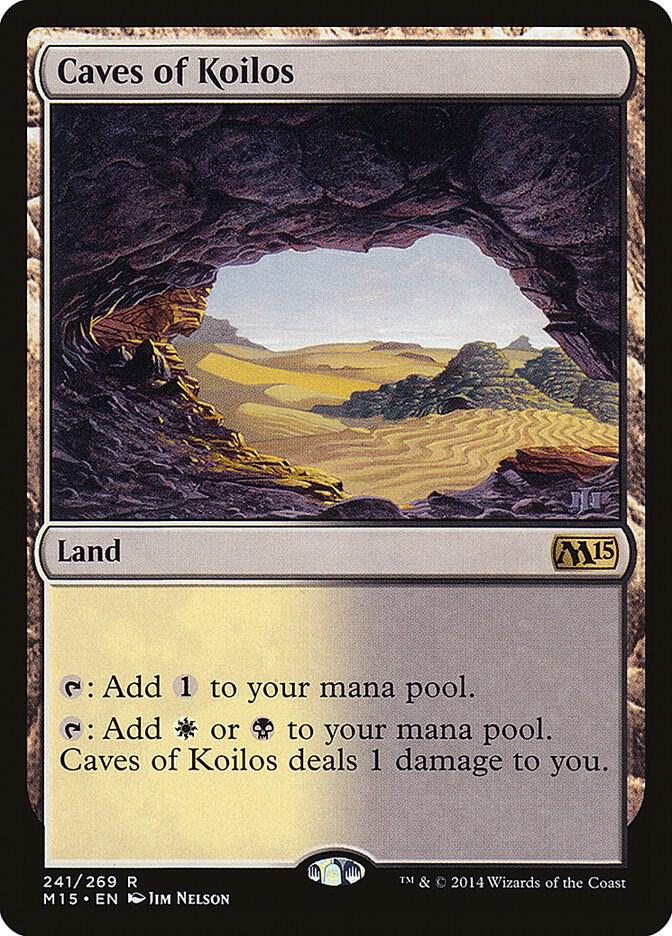 Caves of Koilos 241 card from Magic 2015 (M15)
