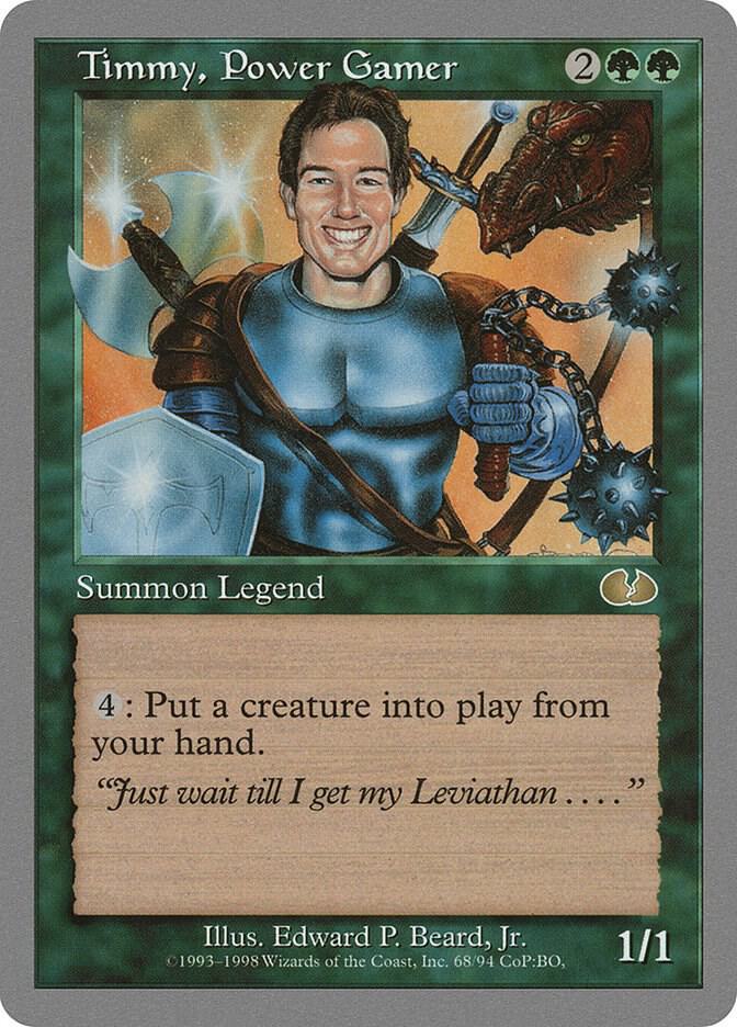 Timmy, Power Gamer 68 card from Unglued