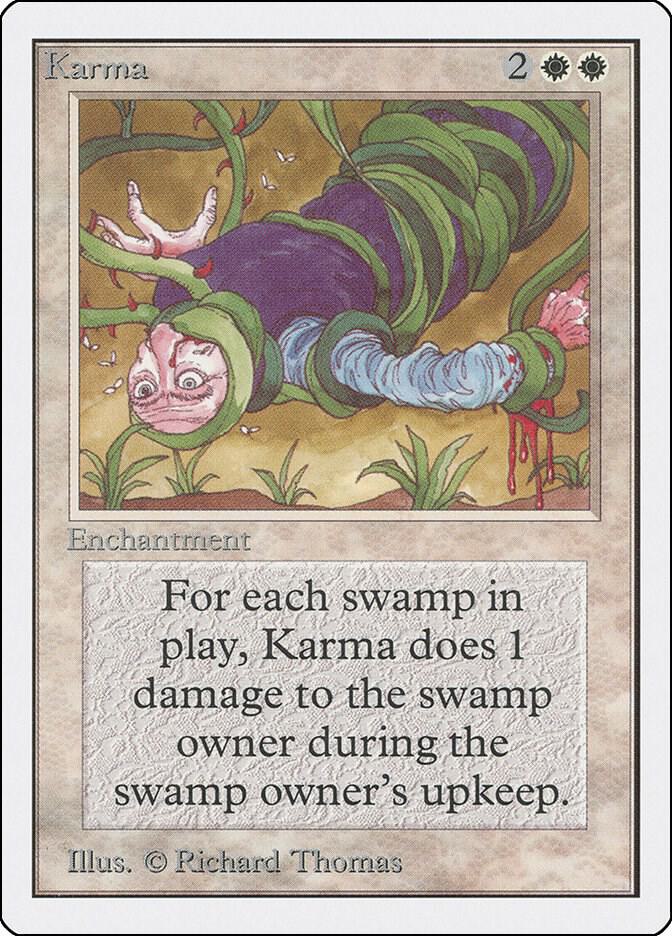 Karma card from Unlimited Edition