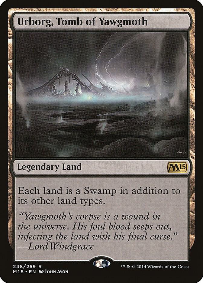 Urborg, Tomb of Yawgmoth 248 card from Magic 2015 (M15)