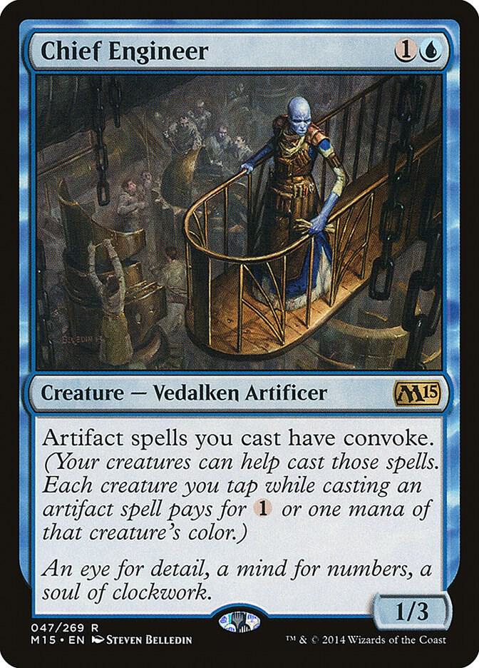 Chief Engineer 47 card from Magic 2015 (M15)
