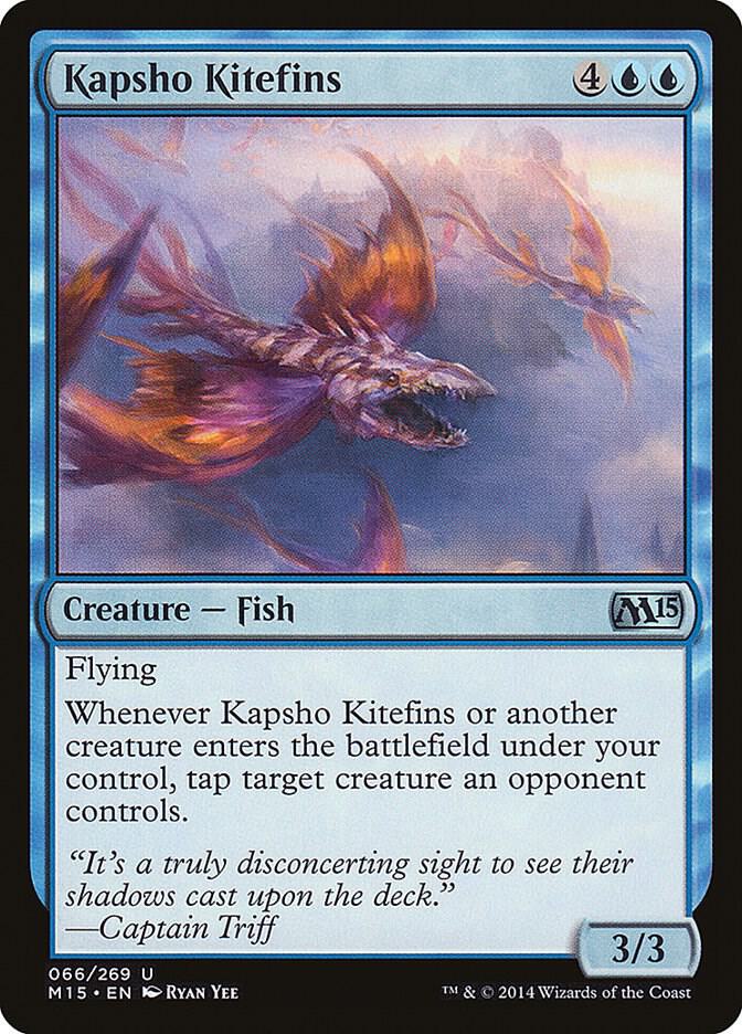 Kapsho Kitefins 66 card from Magic 2015 (M15)