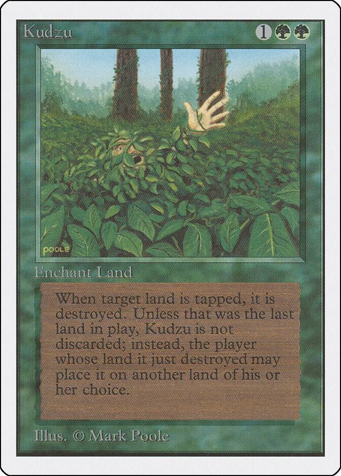 Kudzu card from Unlimited Edition