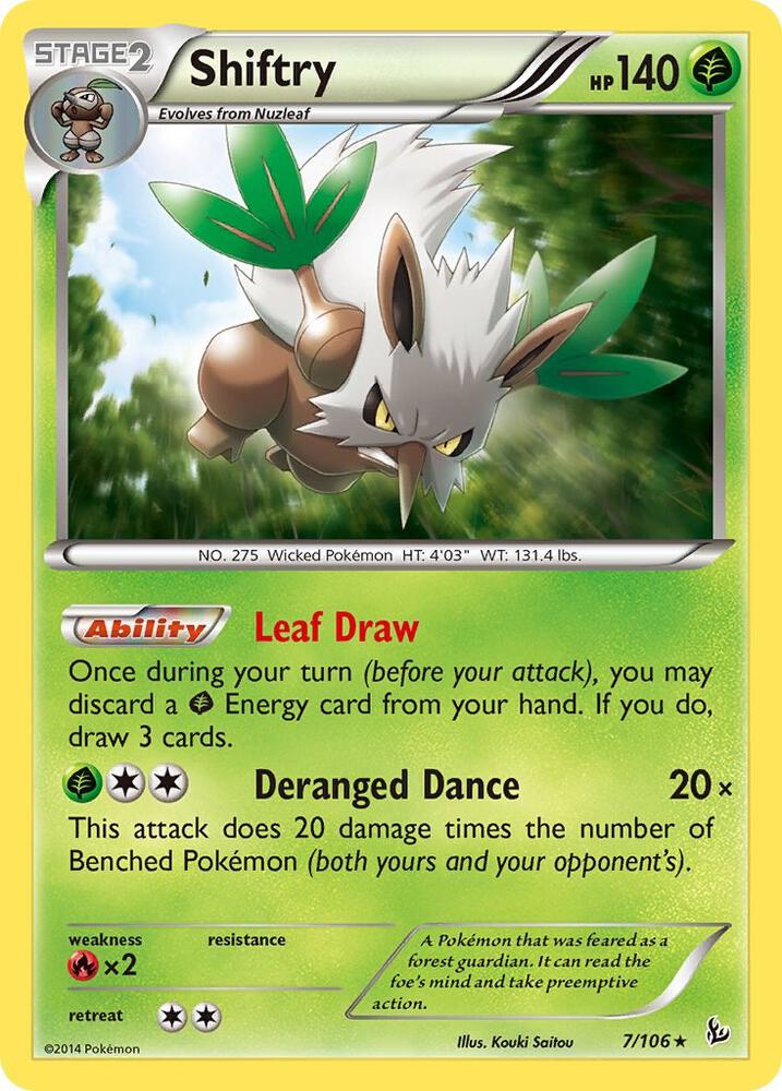 Shiftry 7/106 card from XY - Flashfire