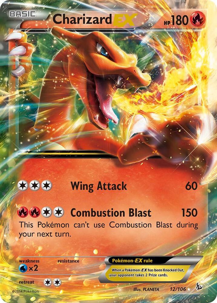 Charizard EX (12) 12/106 card from XY - Flashfire