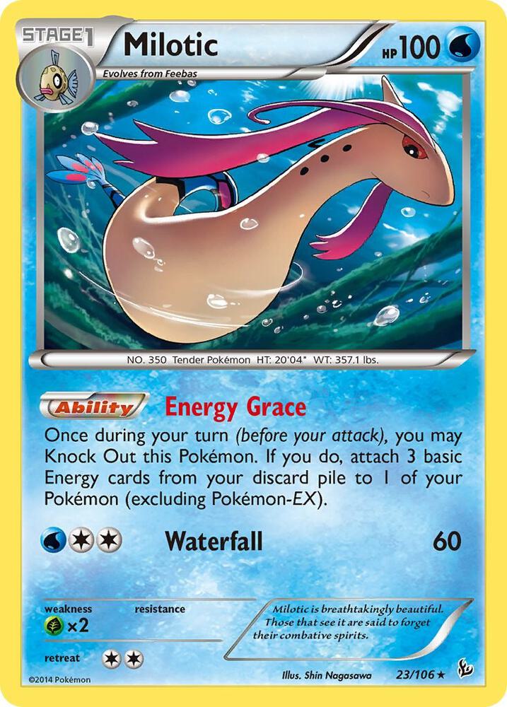Milotic 23/106 card from XY - Flashfire