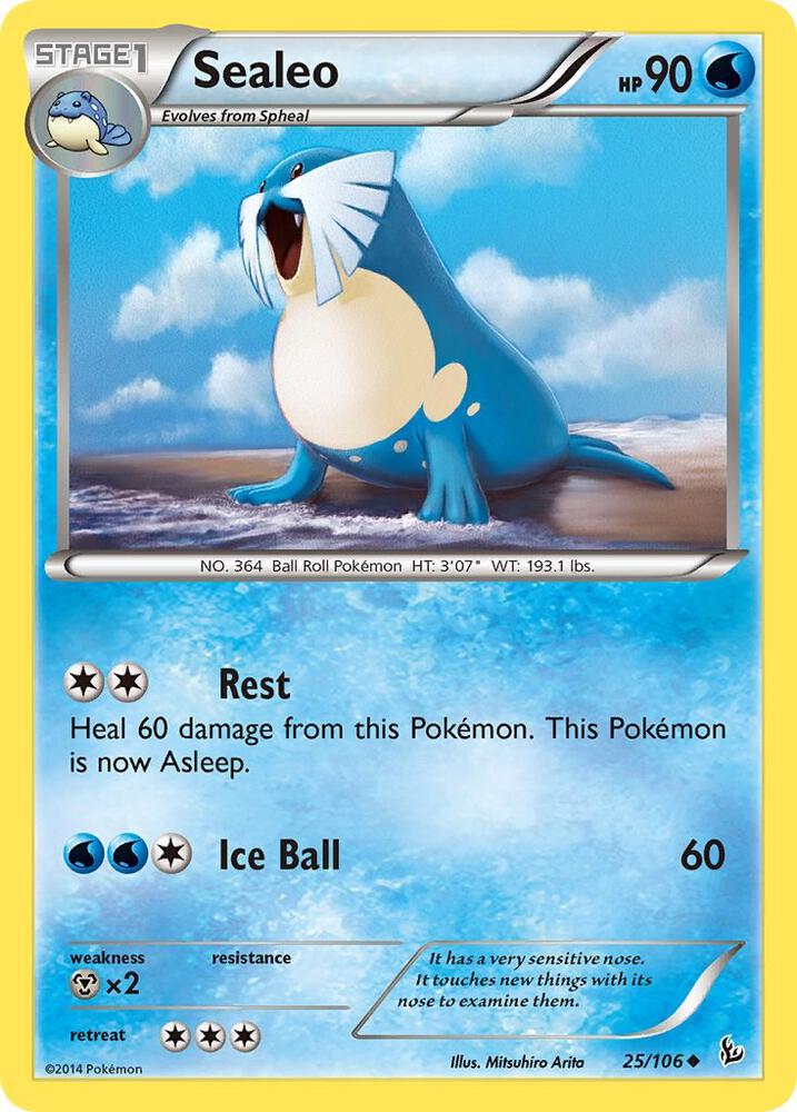 Sealeo 25/106 card from XY - Flashfire