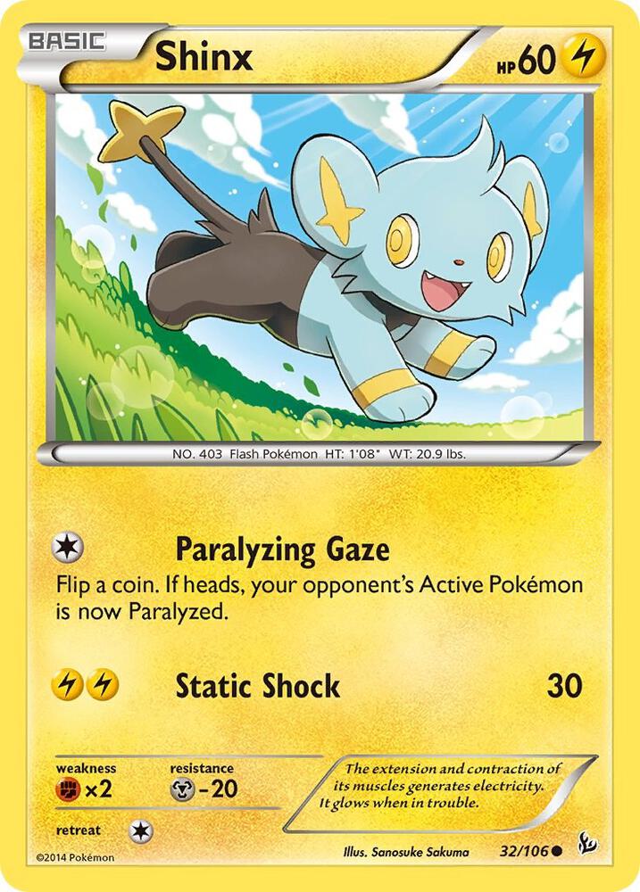 Shinx 32/106 card from XY - Flashfire