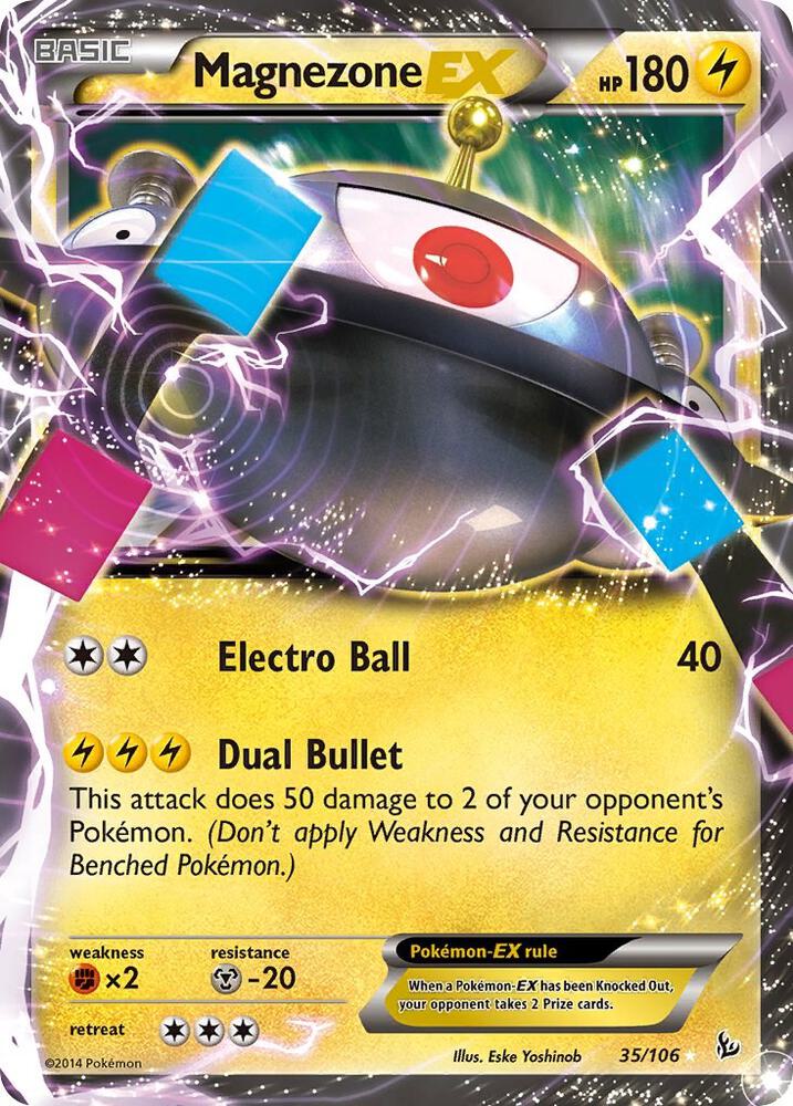 Magnezone EX 35/106 card from XY - Flashfire