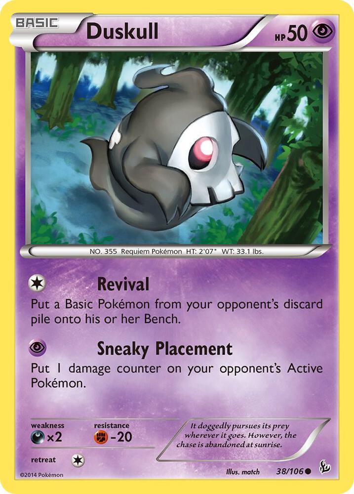 Duskull 38/106 card from XY - Flashfire