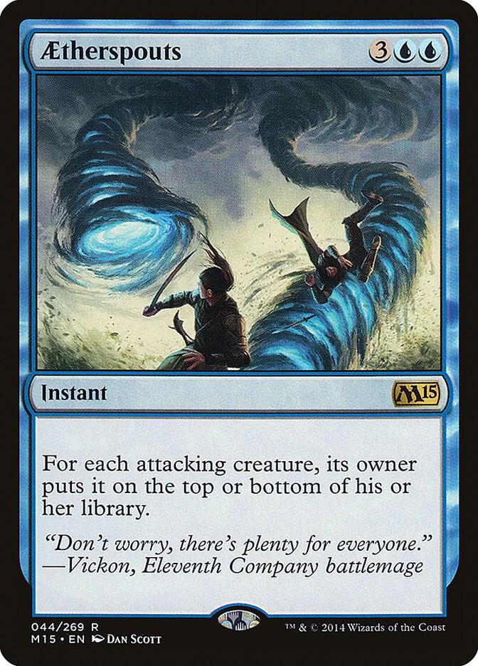 Aetherspouts 44 card from Magic 2015 (M15)