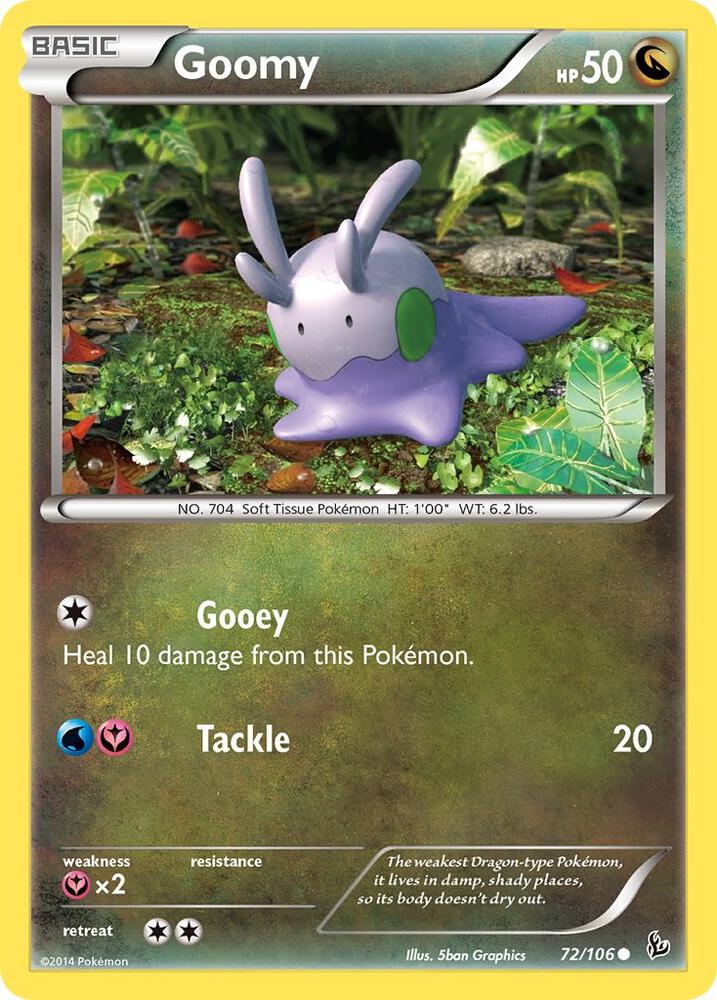 Goomy 72/106 card from XY - Flashfire