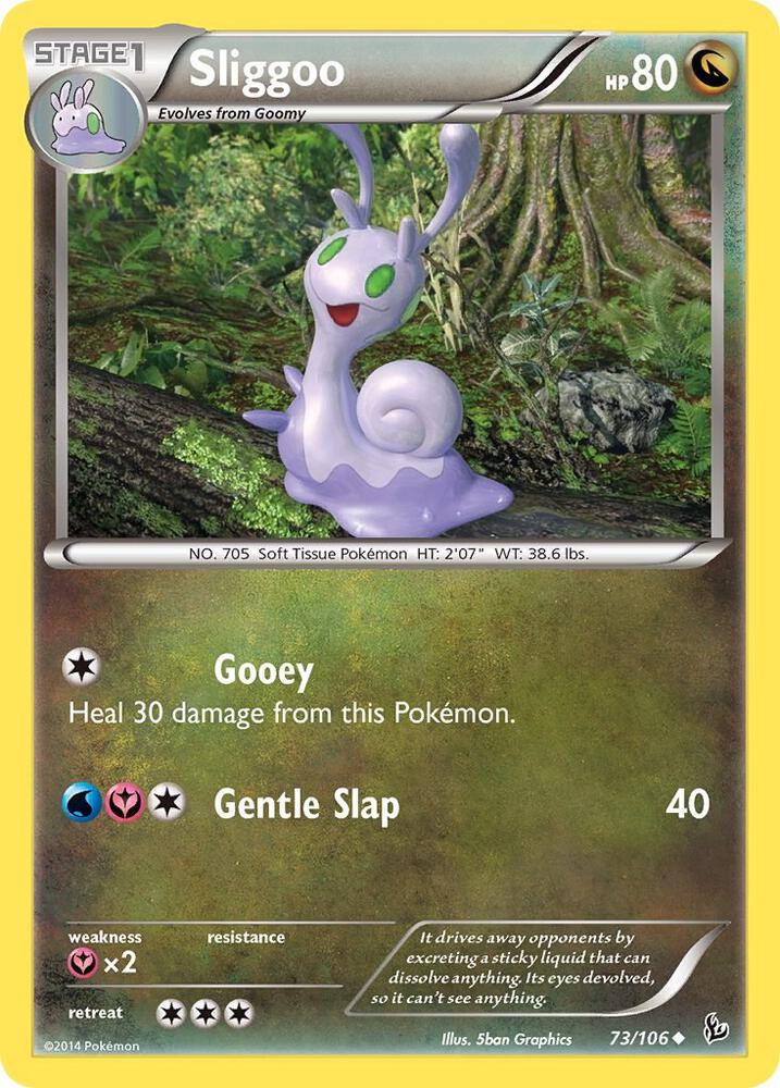 Sliggoo 73/106 card from XY - Flashfire