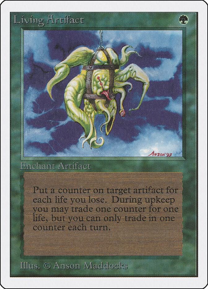Living Artifact card from Unlimited Edition