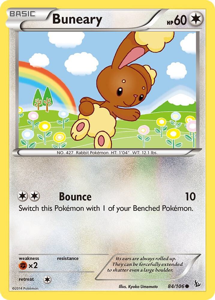 Buneary 84/106 card from XY - Flashfire