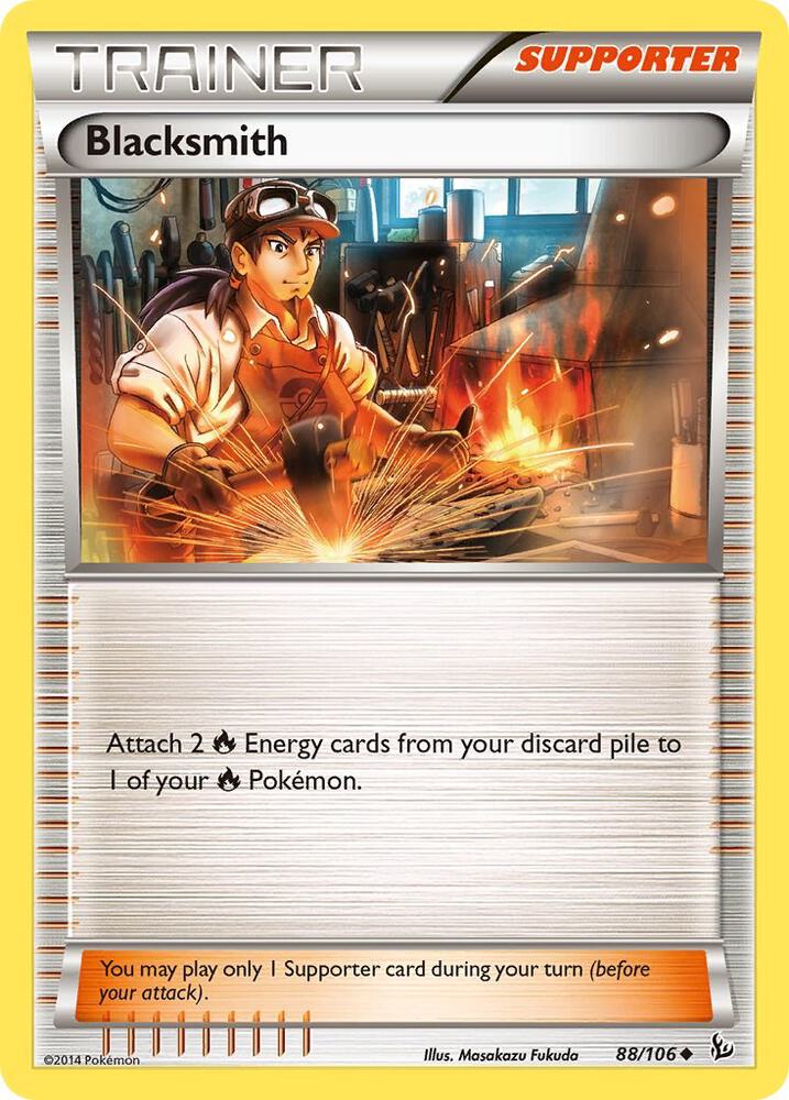 Blacksmith 88/106 card from XY - Flashfire