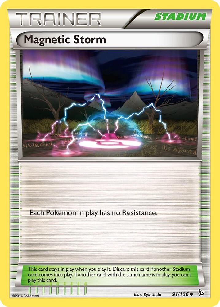 Magnetic Storm 91/106 card from XY - Flashfire